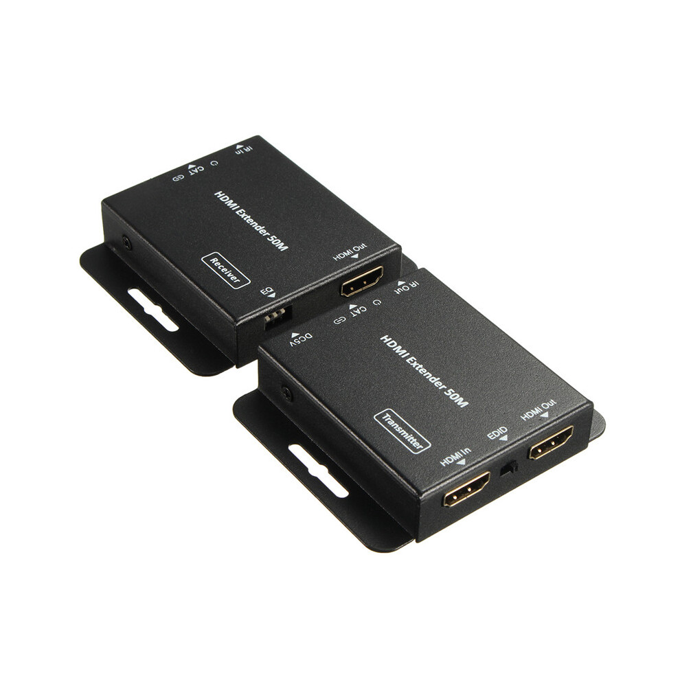 Hdmi Extender With Loop Ir Repeater Cable Over Ethernet Cat5e 6 Up To 60M Poe 911038074836