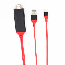 2M 1080P Lightnning To HDMI Cable Digital HDTV TV AV Adapter Cable USB HDMI Converter Cable For iPhone iPads TV