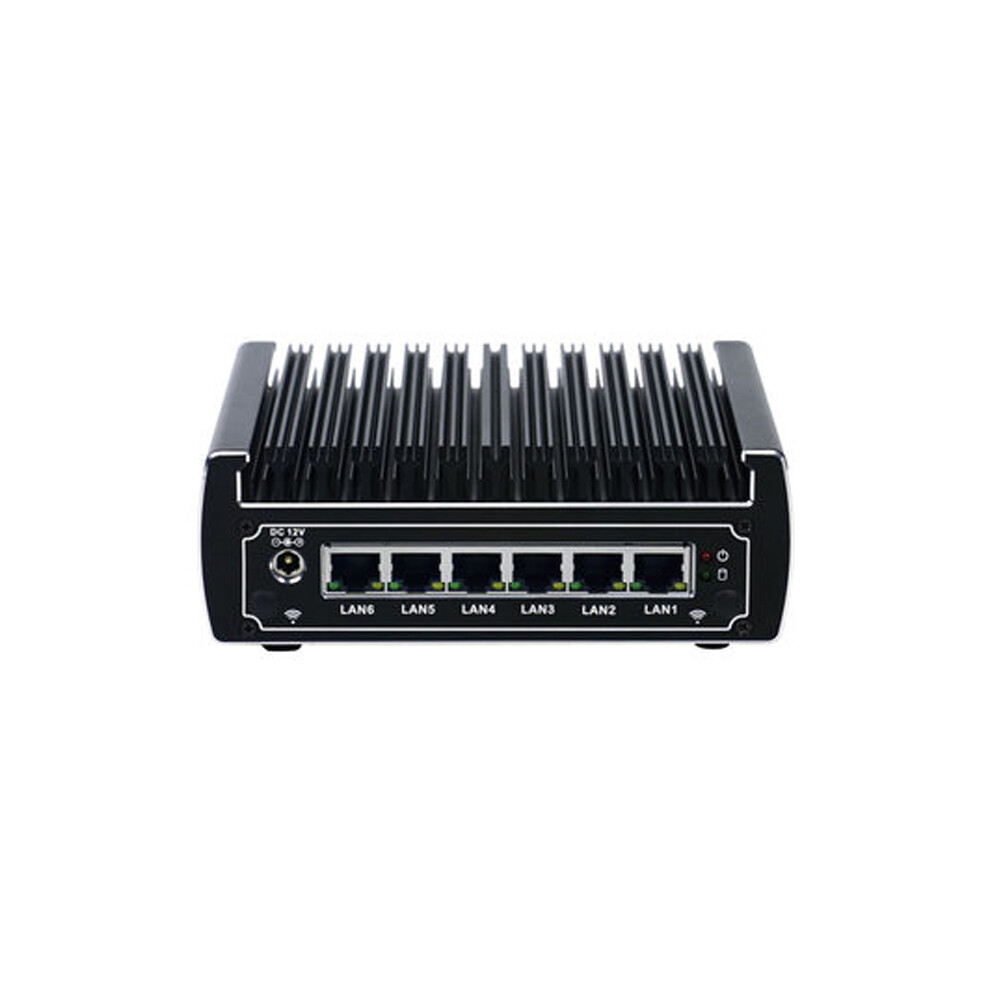 Xsk Nano N13 Intel Celeron 3855U 4Gb+128Gb Ssd Mini Pc 7Lan Dual Core 1.6Ghz Pfsense Aes Ni Black 821320118530