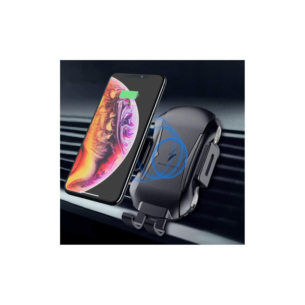 Floveme 10W Automatic Clamping Qi Wireless Car Charger For Iphone X Xs Max S9 Note 9 Xiaomi Mix 3 3796737105633