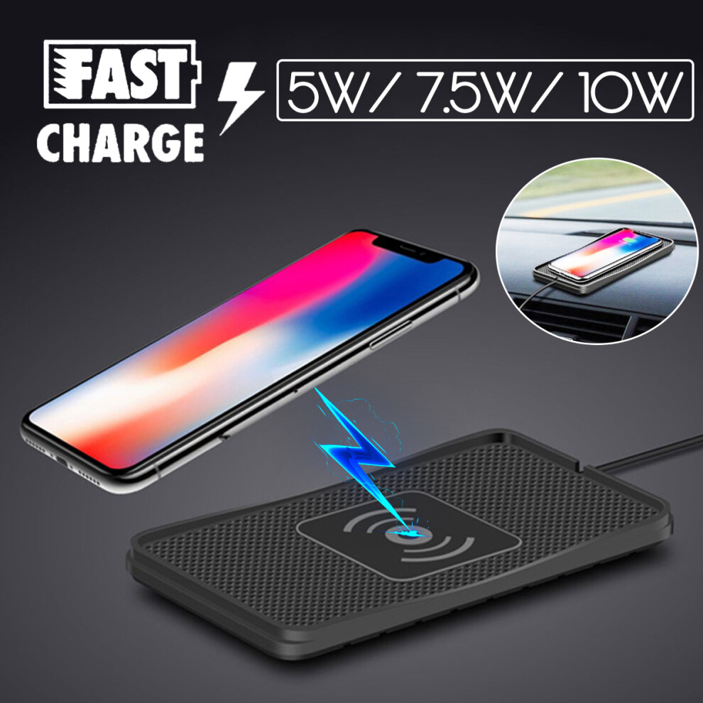 Bakeey Car Qi Wireless Charger Pad 5W 7.5W 10W Fast Charging For Iphone Xs 11Pro Xiaomi Mi10 Redmi Note 9S 6901249350038