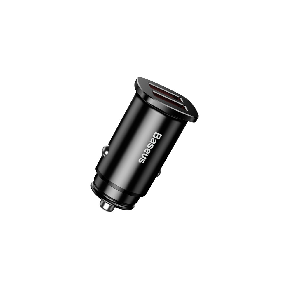 Baseus Dual Qc3.0 Ports Fast Car Charger With Led For Samsung S9 Oneplus 6T Xiaomi Mi8 Huawei Light 6900040240326