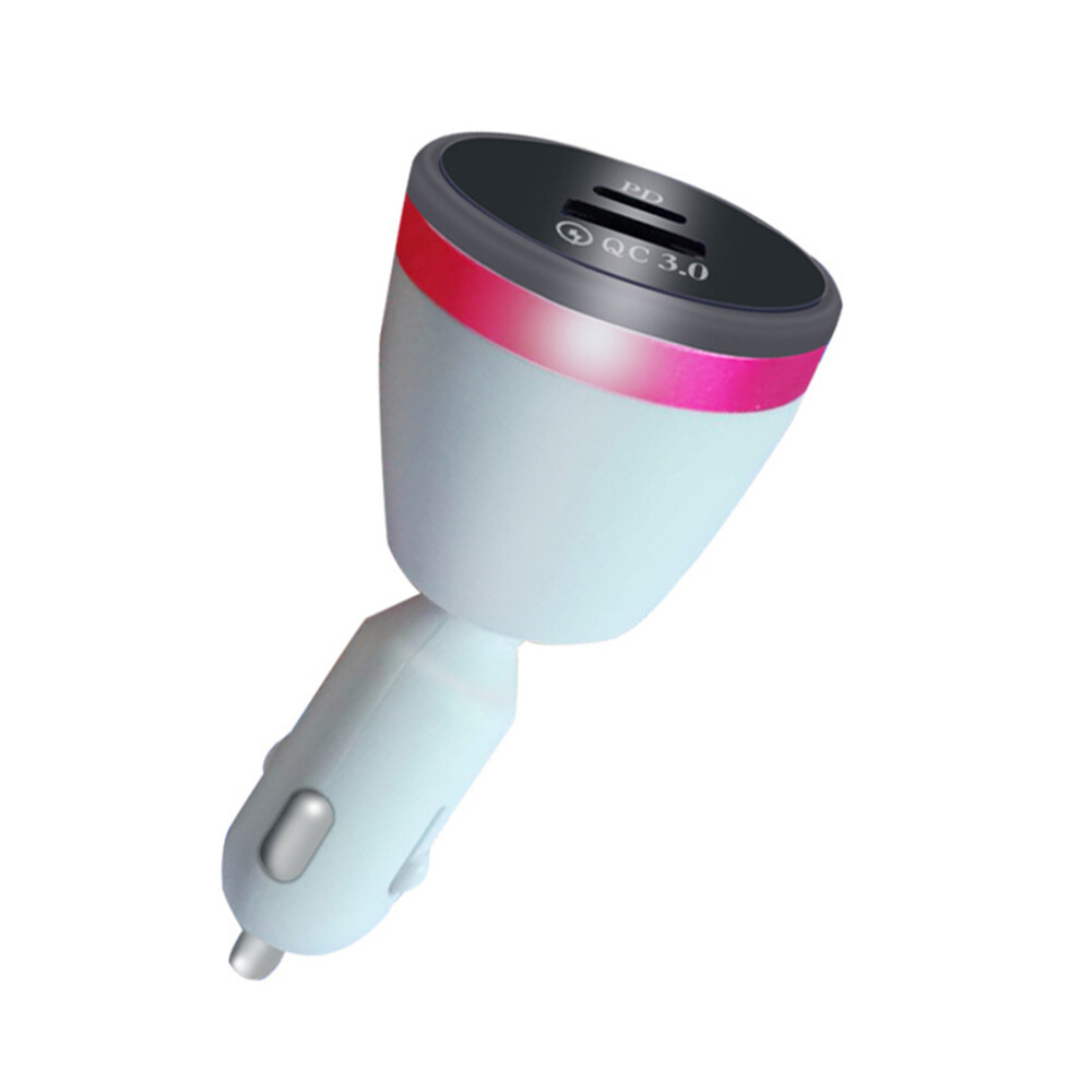 Bakeey Pd Qc3.0 3.1A Led Fast Charging Usb Car Charger For Iphone Xs 11 Pro Xiaomi Mi9 9Pro Oneplus 6T 7 Pro Light 6900058839376