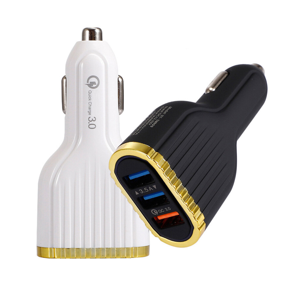 Bakeey Qc3.0 3.5A Indication Fast Charging Car Charger For Iphone 8Plus Xs 11Pro Huawei P30 Pro Xiami Mi9 9Pro S10+ Note10 Blue/Light 6900058701949