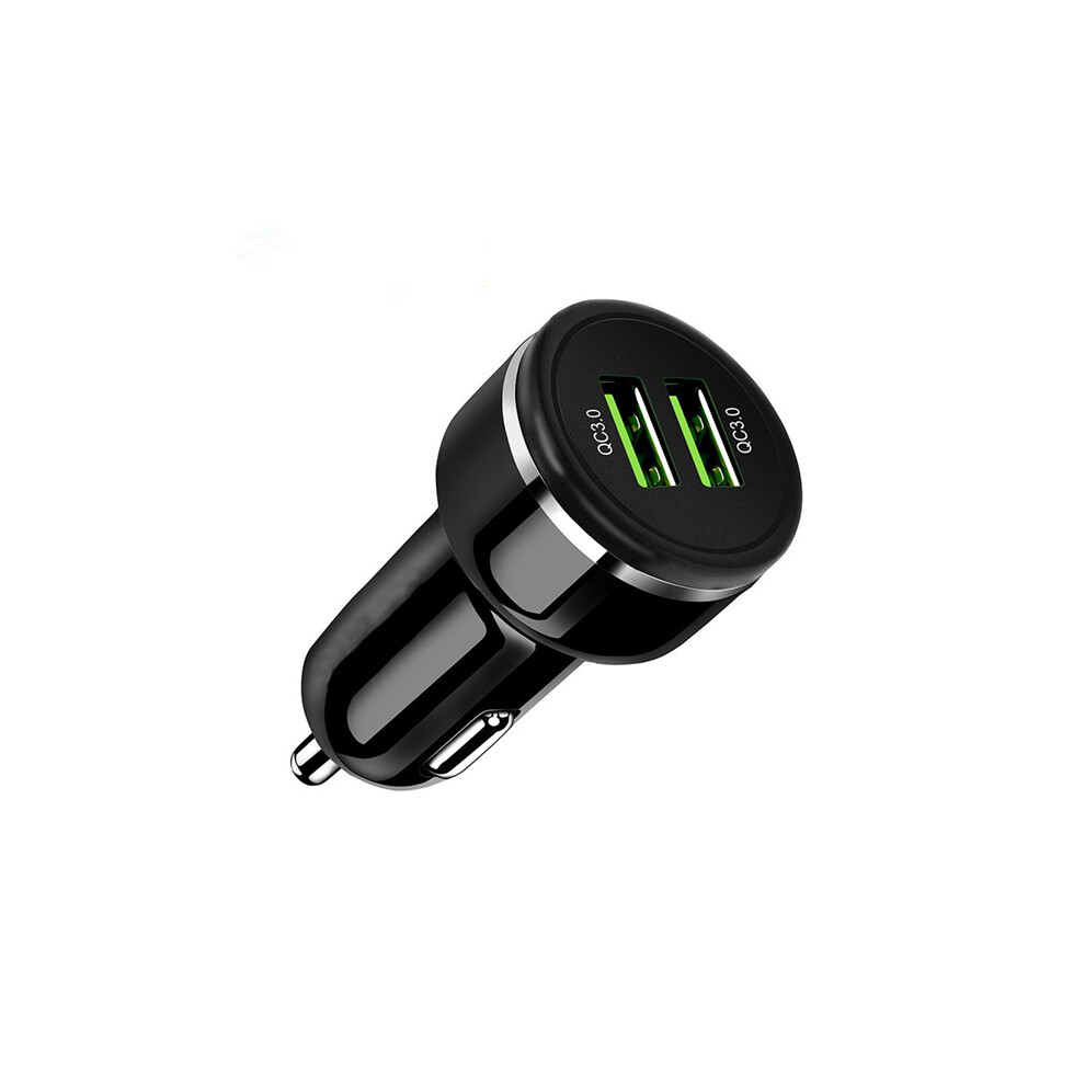 Bakeey 18W Dual Qc3.0 Usb Fast Car Charger With Led For Oneplus 5T 6 6 Mix 2S S9+ Light 827156631236