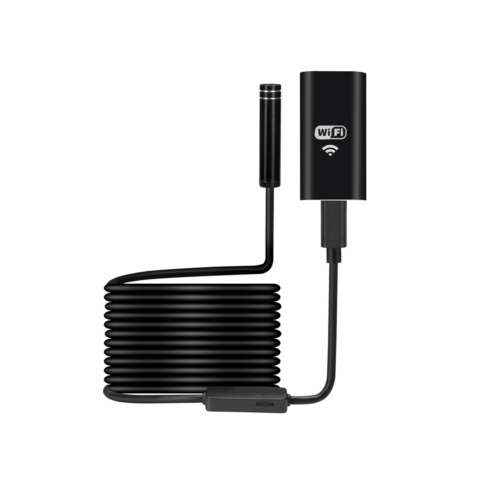 Bakeey 8Mm 8 Led Wifi Endoscope Hd Camera Borescope Waterproof Rigid Cable For Android Ios Laptop Pc 791335362474