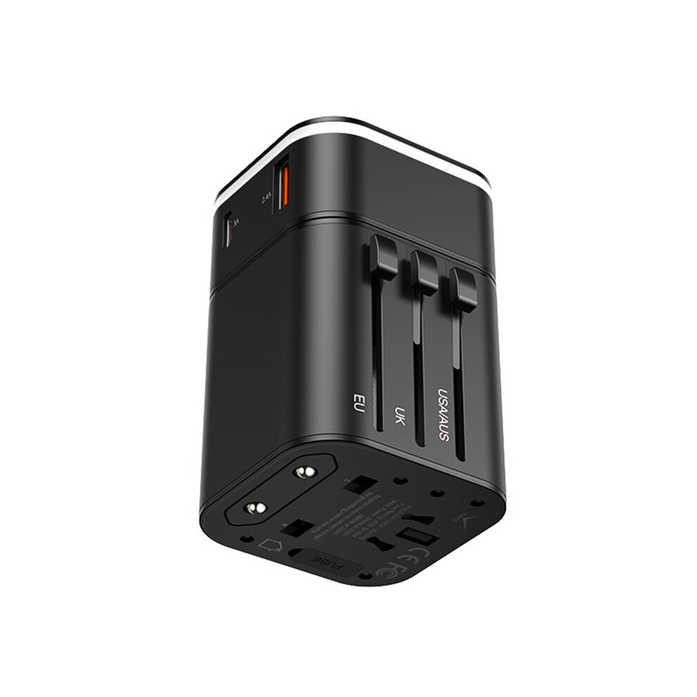 Baseus 2 In 1 18W Qc3.0+Pd3.0 Global Conversion Charger Worldwide Adapter Usb Charger For Samsung Xiaomi Huawei 3796736987223