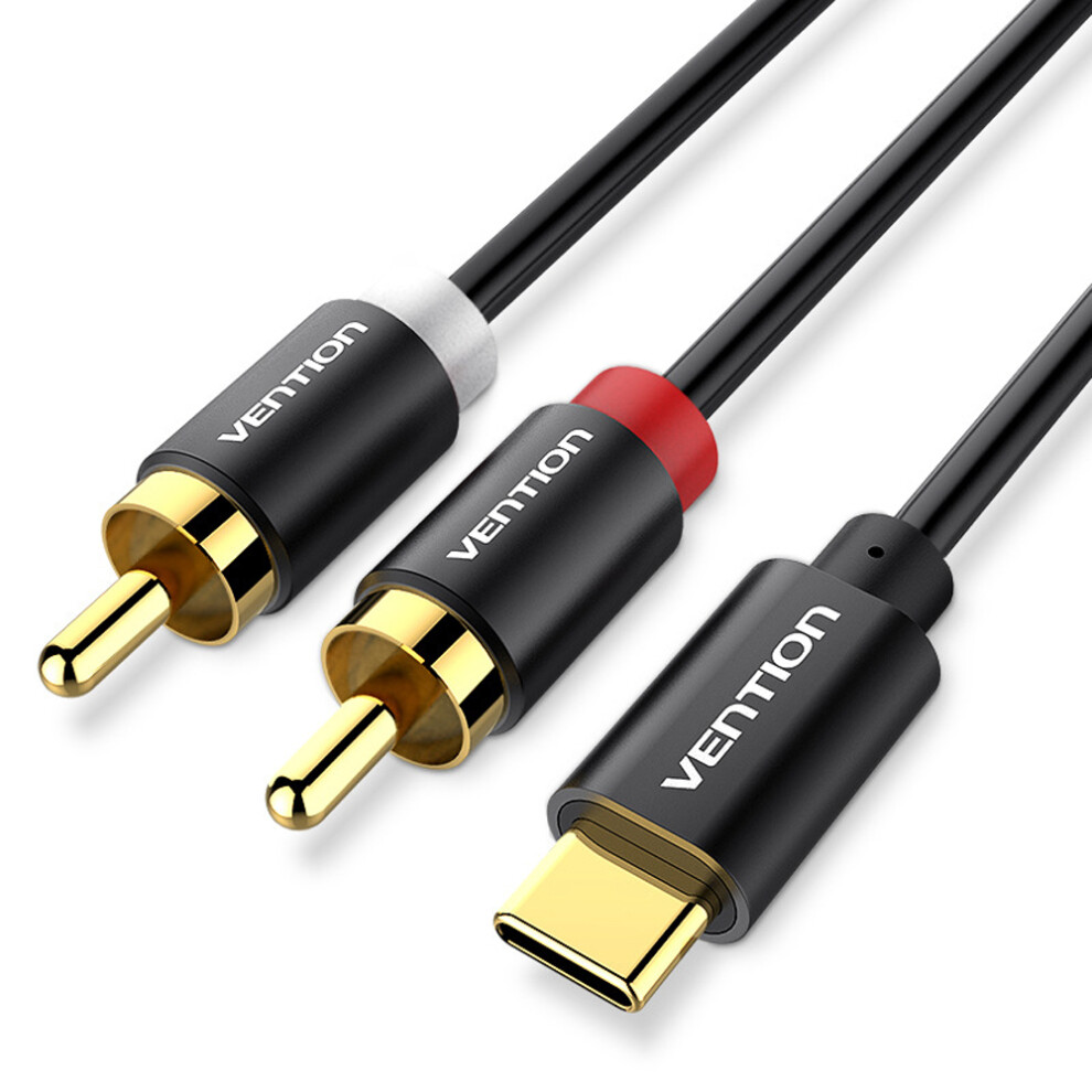 Bakeey Type C To 2 Rca Audio Cable For Iphone Xs 11Pro Huawei P30 P40 Mi10 9Pro K30 6900067100177
