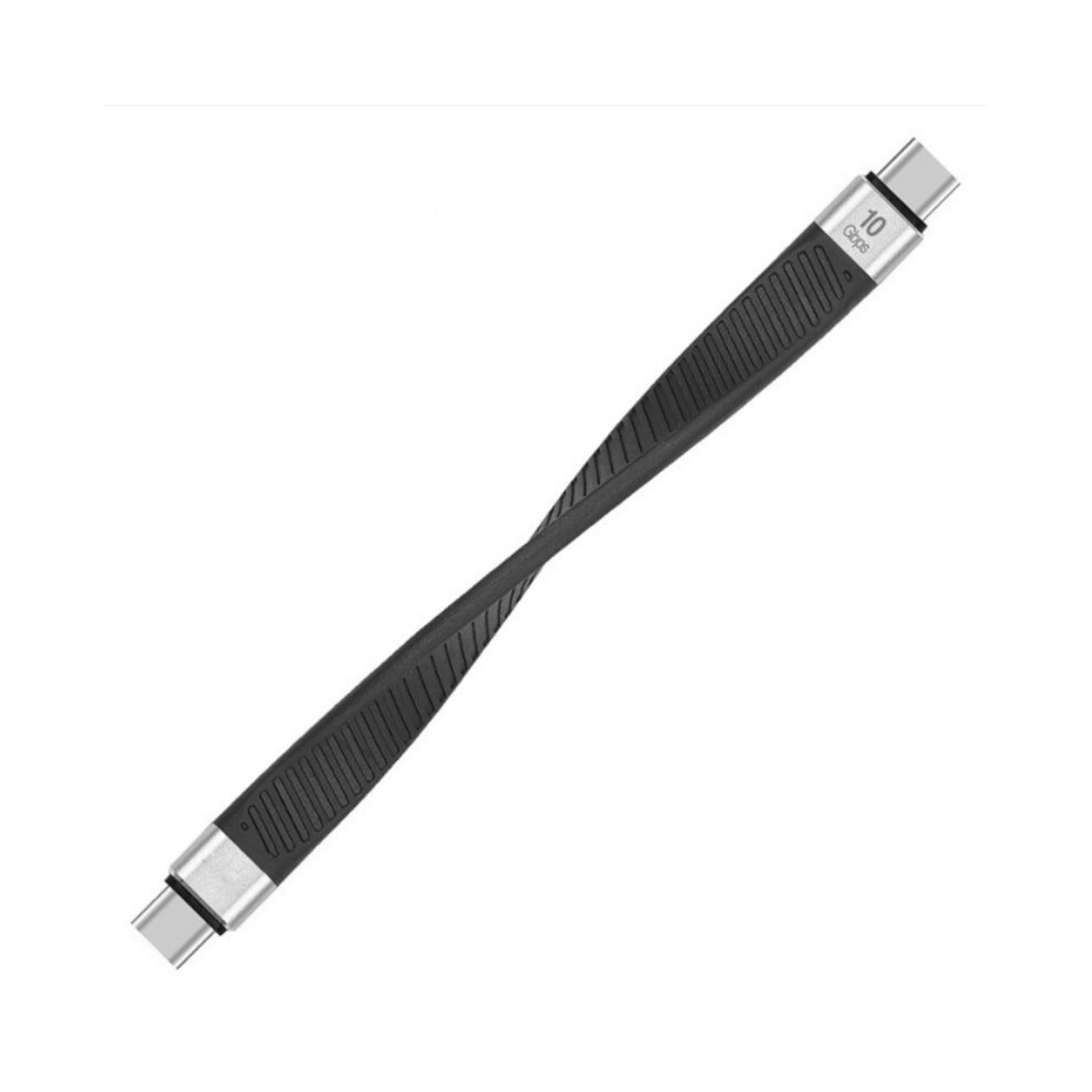 Bakeey Type C Male To Male Short Cable Usb3.1 Gen2 10Gbps 100W Fpc Flat Fast Charging Data Cable For Huawei P30 P40 Pro Mi10 S20+ Note 20 647954734584