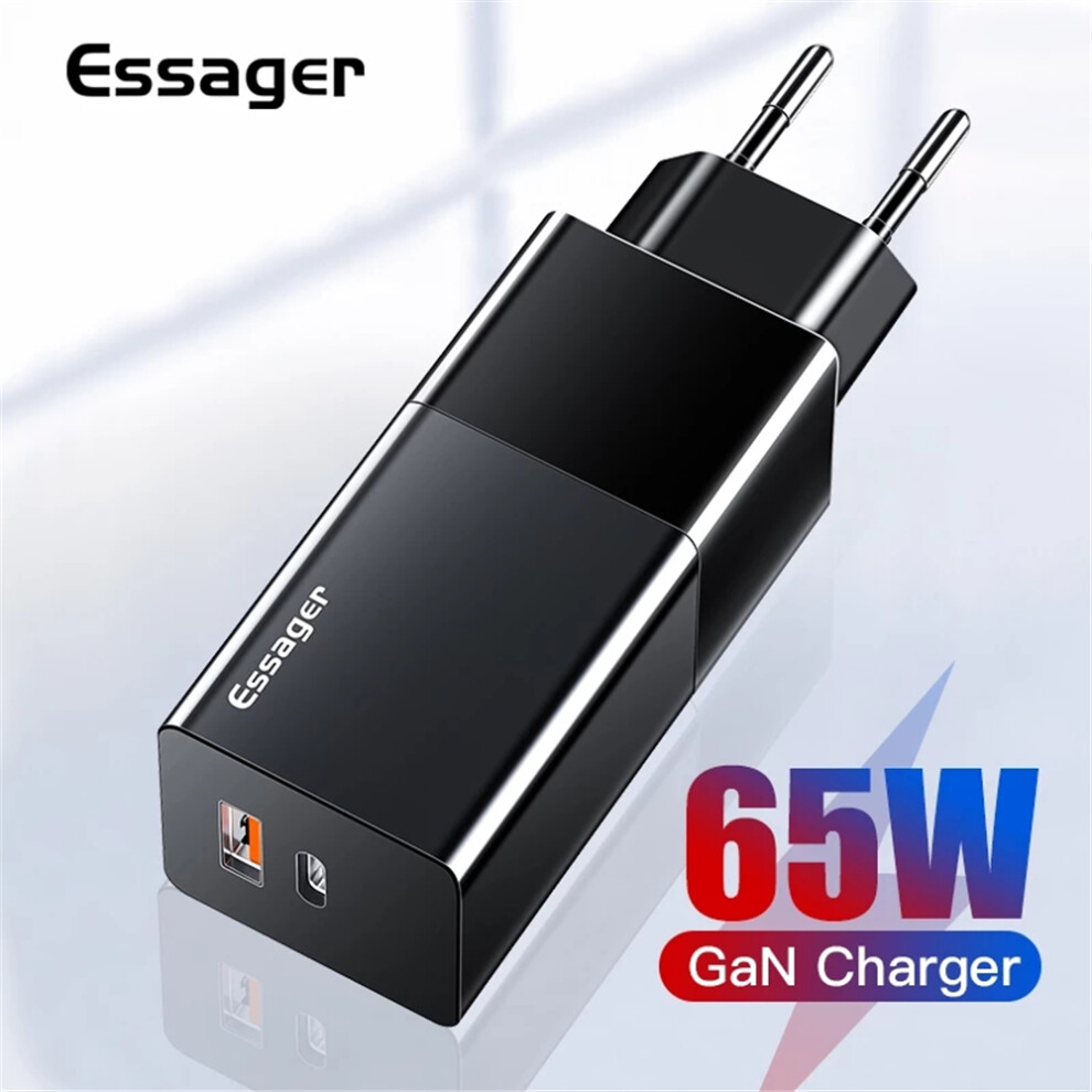 Essager 65W Gan Usb Type C Charger Wall Charger Adapter Qc4.0 Pd3.0 Quick Charging For Iphone 12 12Pro 12 Mini Oneplus 8Pro 8T 6900075612235