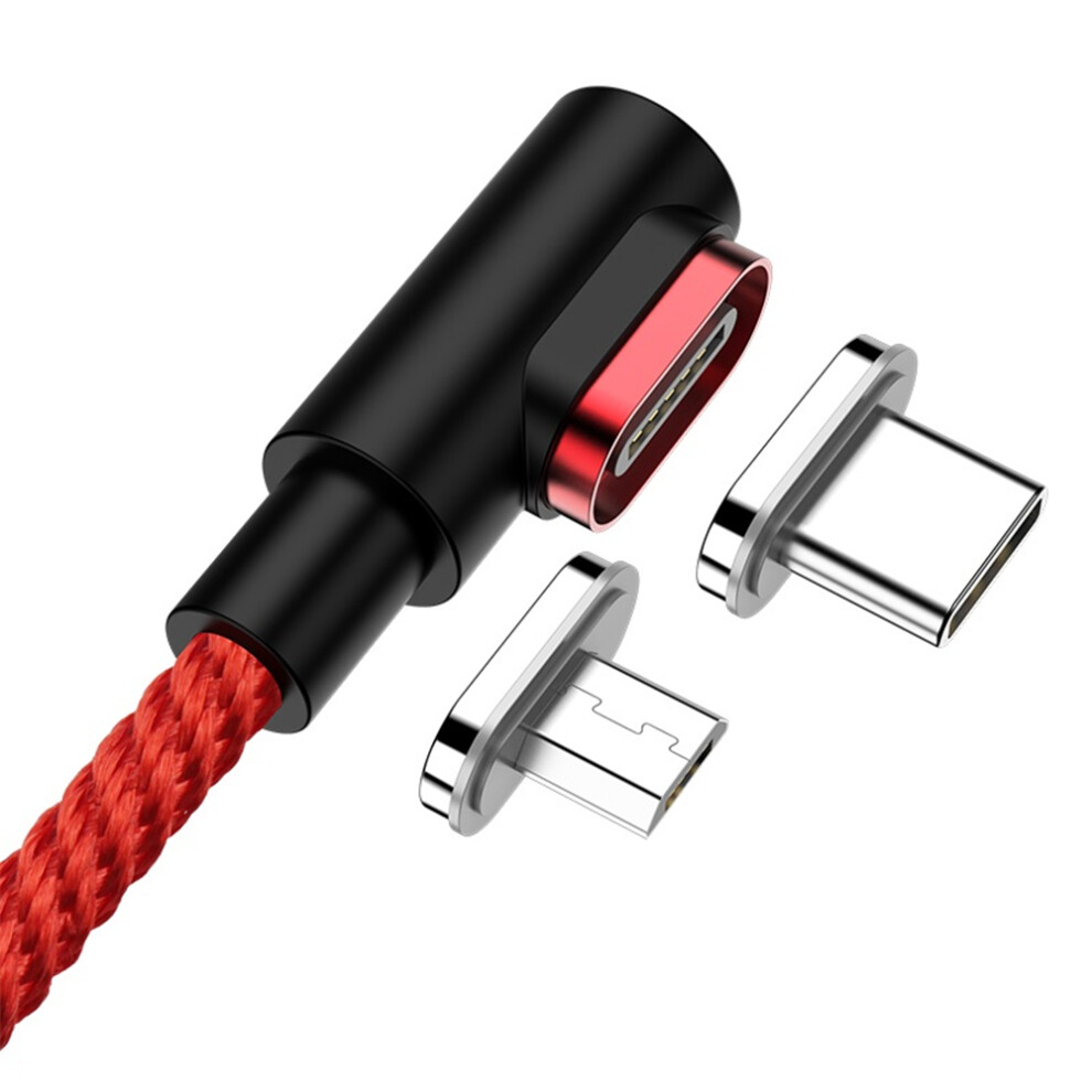 Bakeey 90 Degree Magnetic Type C Micro Usb Data Cable Fast Charging For Mi10 9Pro Huawei P30 P40 Pro 6900067436054