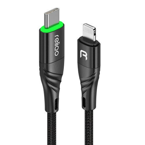 MCDODO RCA 650 MFi Lightning USB Type C Data Cable 18W PD Fast Charging Line for iPhone 8Plus XS 11Pro Mi10 Note 9S 1
