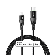 MCDODO RCA 650 MFi Lightning USB Type C Data Cable 18W PD Fast Charging Line for iPhone 8Plus XS 11Pro Mi10 Note 9S