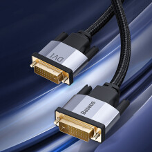 Baseus DVI to DVI Video Cable HD A Male to Male DVI D 24+1 Cable Adapter For Projector LCD DVD HDTV XBOX DVI D Video Converter