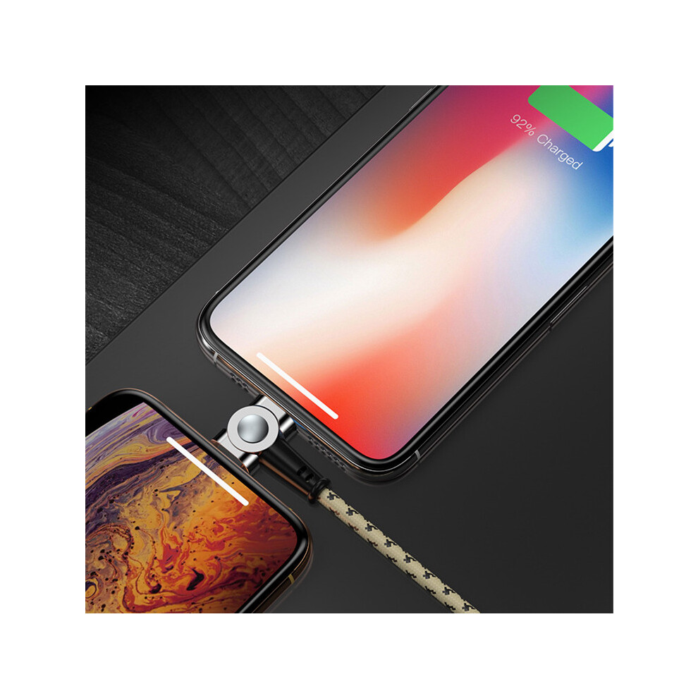 Bakeey 180 Degree Rotating Braided Type C Micro Usb Magnetic Data Cable For Iphone 11 Pro Xs Huawei P30 Pro Mate 30 Xiaomi Mi9 9Pro S10+ Note10 6900058828219