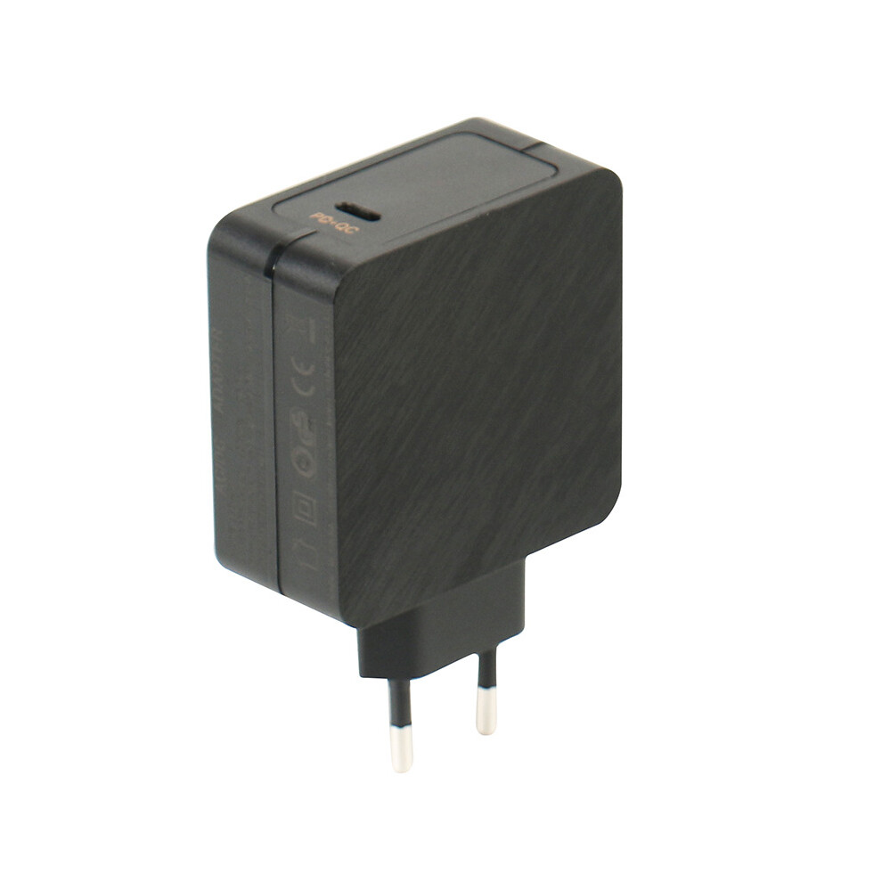 Hlhk Pd100w Travel Charger Type C Adapter Gan 65W Fast Charge For Iphone Xs 11Pro Huawei P30 P40 Pro Mi10 Note 9S Black 6900073010934