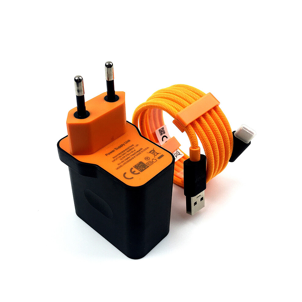 Oneplus Mclaren 30W Warp Flash Charge Usb Wall Charger Eu Plug Adapter With 1M Usb Type C Cable For Oneplus 8 Oneplus 8 Pro Oneplus 7 Oneplus Nord Black/Yellow 6900074480446