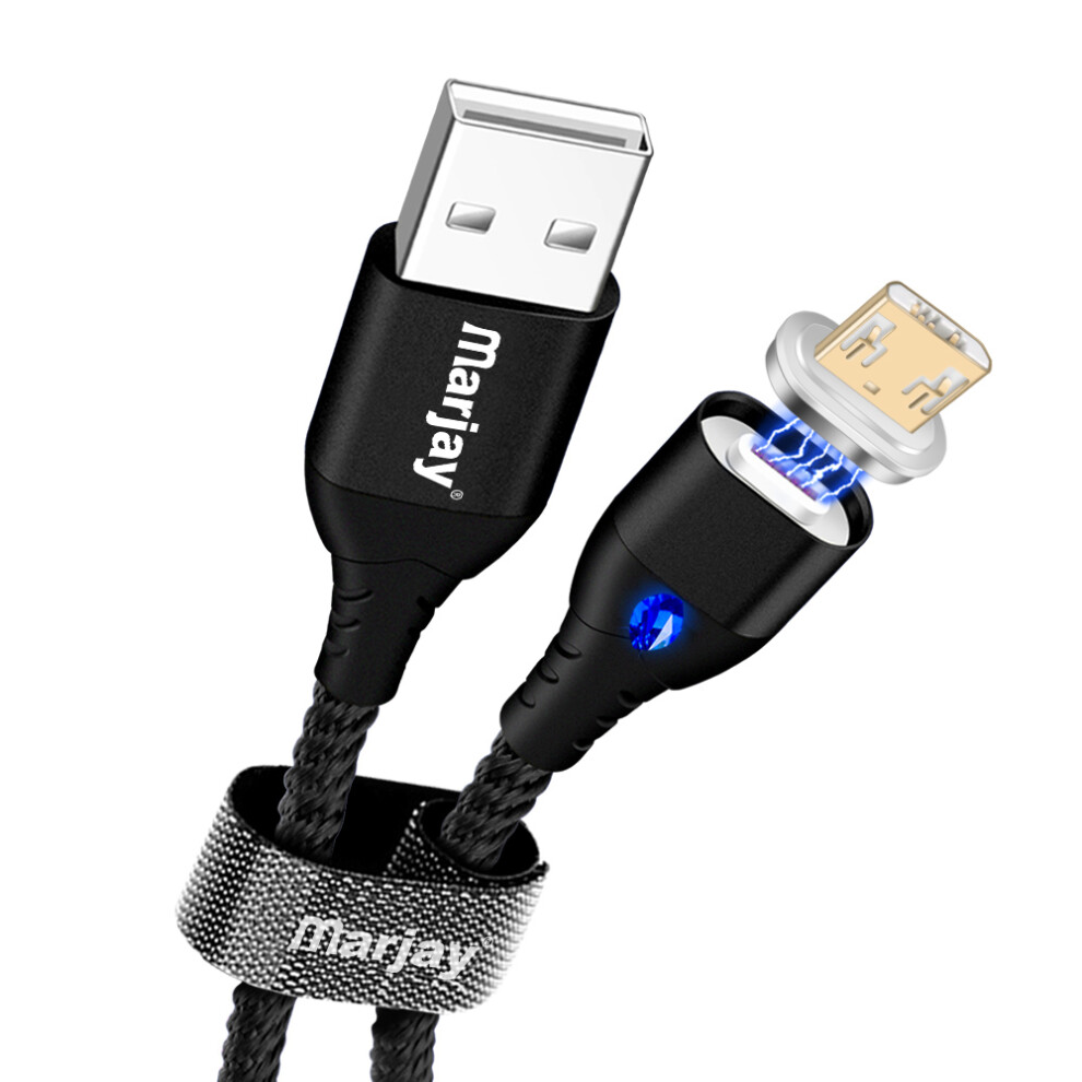 Bakeey 3A Type C Micro Usb Led Indicator Fast Charging Magnetic Data Cable For Huawei Oppo Vivo 6900057872398