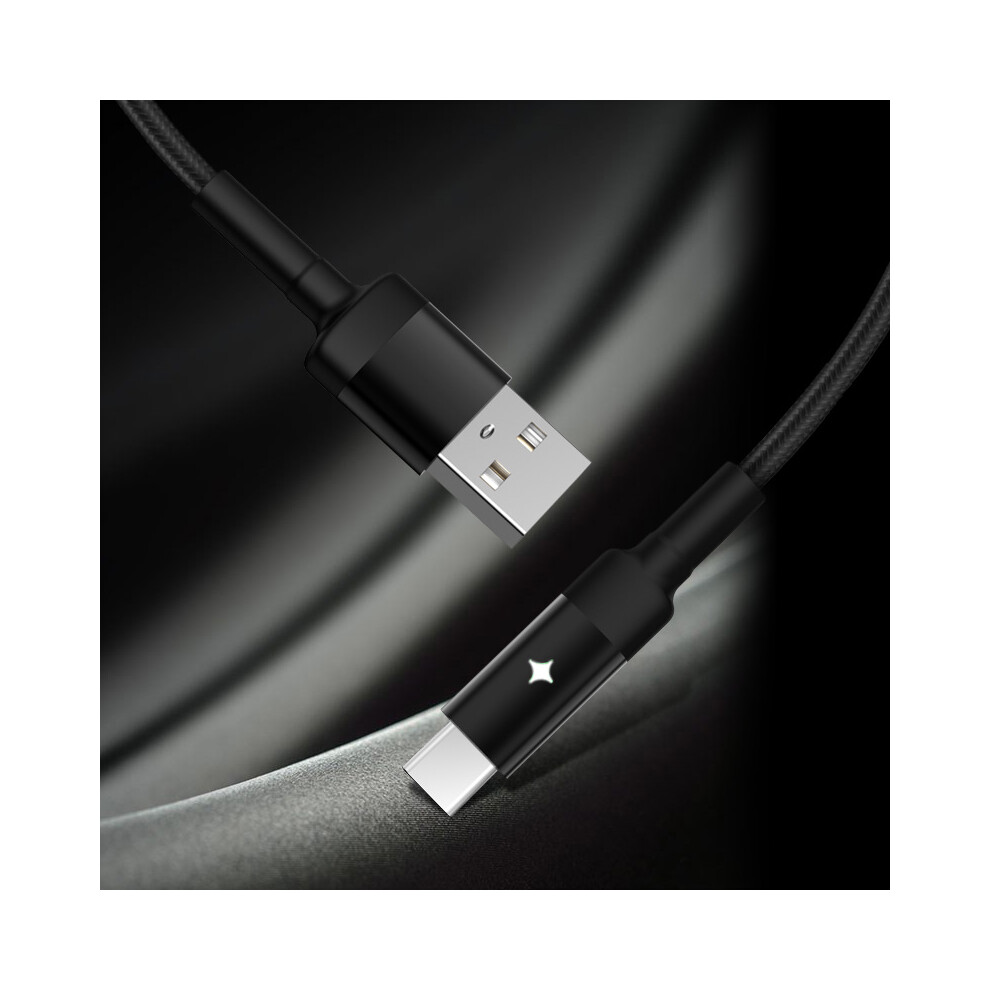 Yesido Ca28 Led Smart Power Off Usb Type C Cable Fast Charging Data Cable For Samsung S10 S9 Huawei Lg 6900064350230