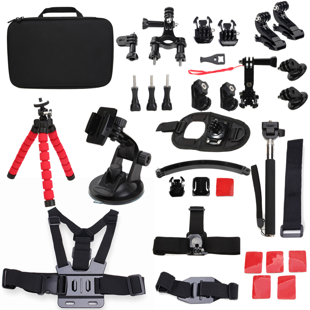 33 In 1 Sportscamera Accessories Kit For Gopro Hero 2 3 4 3 Plus Sjcam Sj4000 5000 6000 Yi Sportscamera 300029495345
