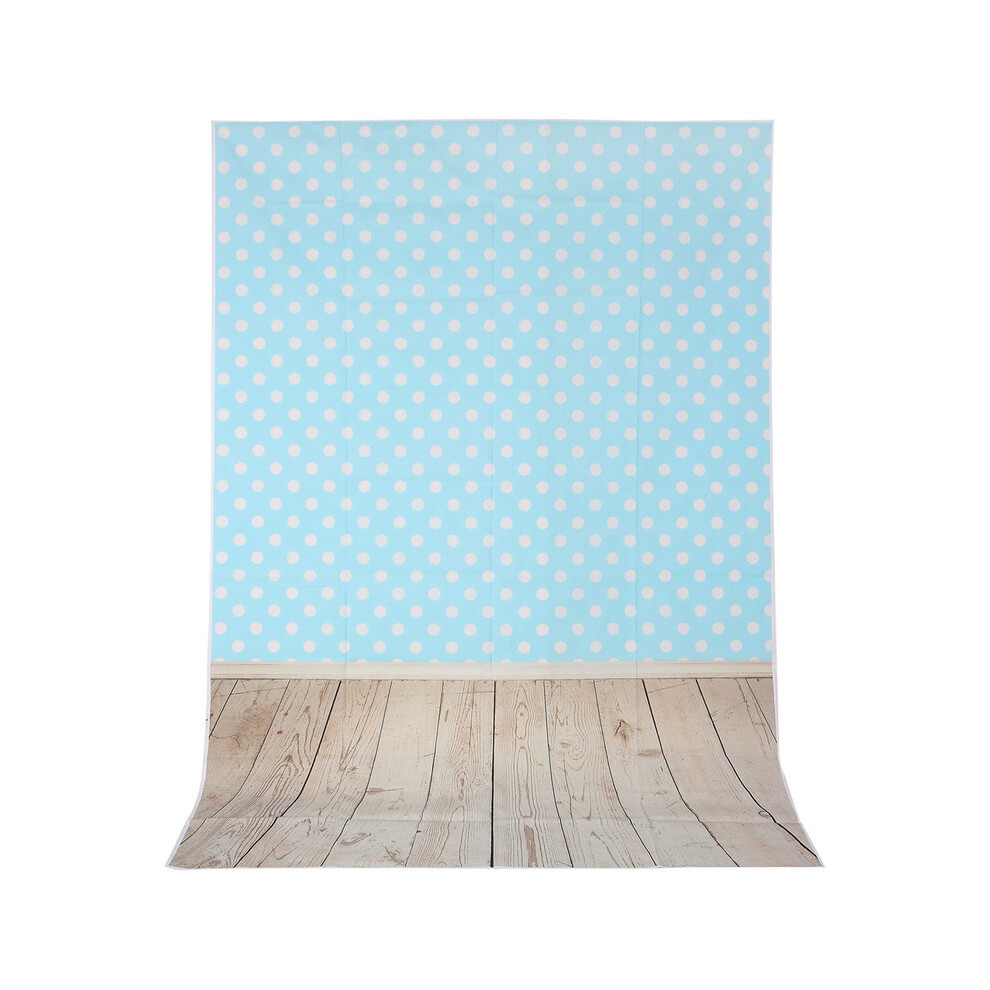 1.5X2.1m 5X7ft Dot Shade Vinyl Studio Photo Photography Background Backdrop White/Blue 300029493099