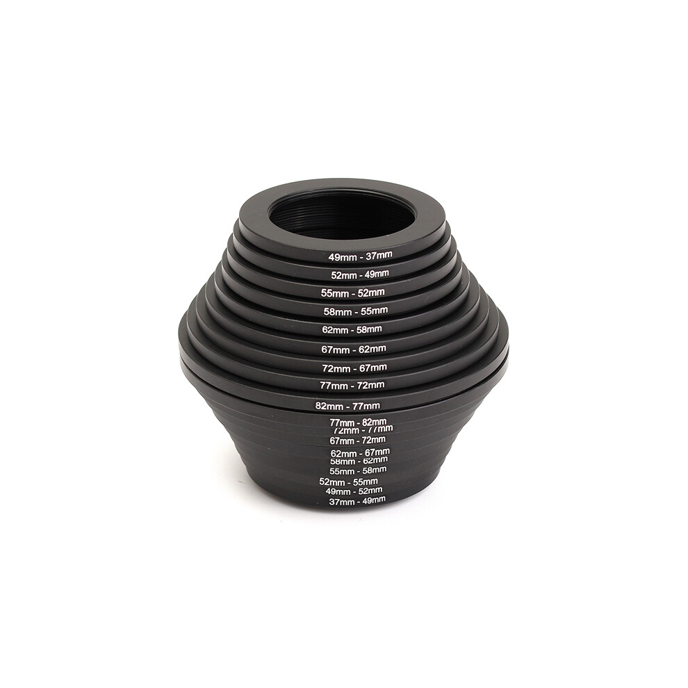 9X Step Up 37 82Mm + 9X Step Down 82 37Mm Rings Filter Stepping Adapter 5201418630611