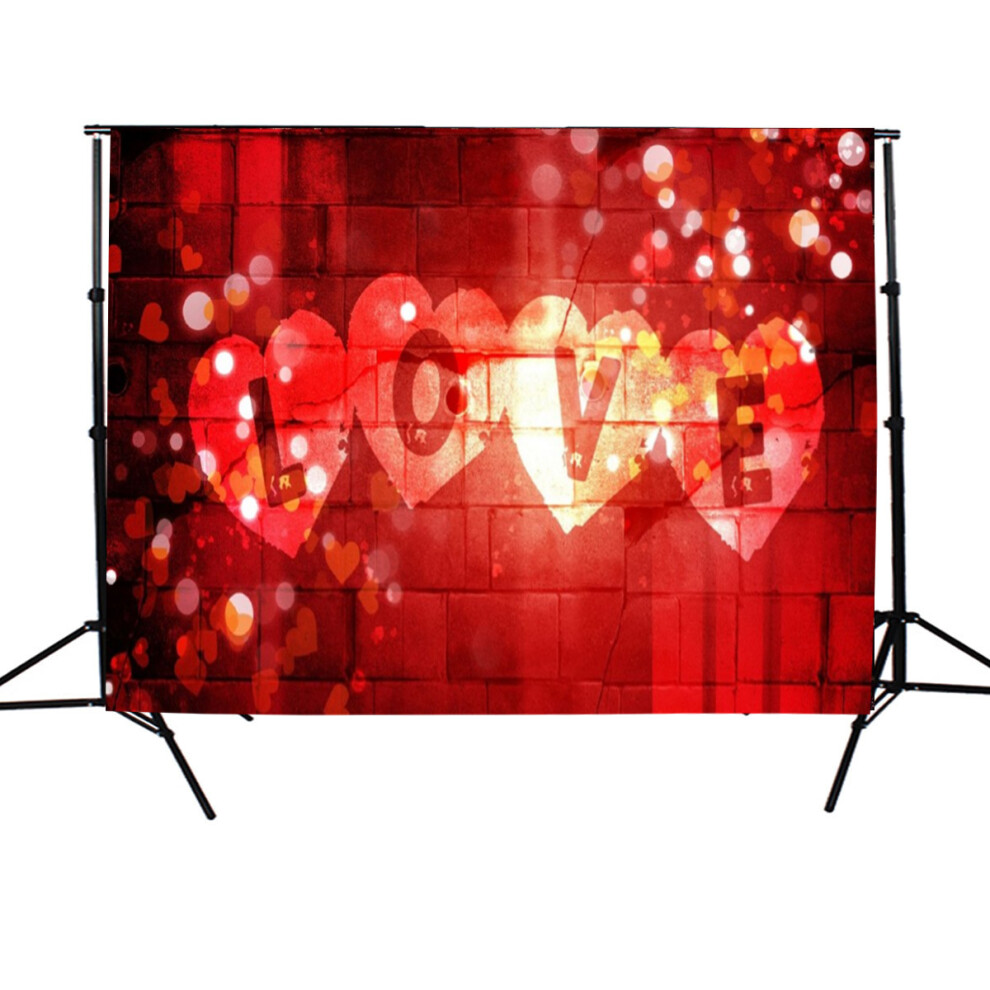 7X5ft Valentine's Day Love Hearts Photography Backdrop Studio Photo Background 7370563886872