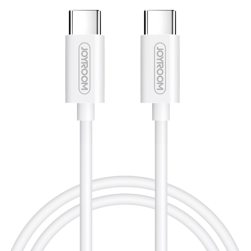 Joyroom 3A Type C To Type C 60W Fast Charging Data Cable For Huawei Mate 20 P20 S9 S10 Note White 3345535640503