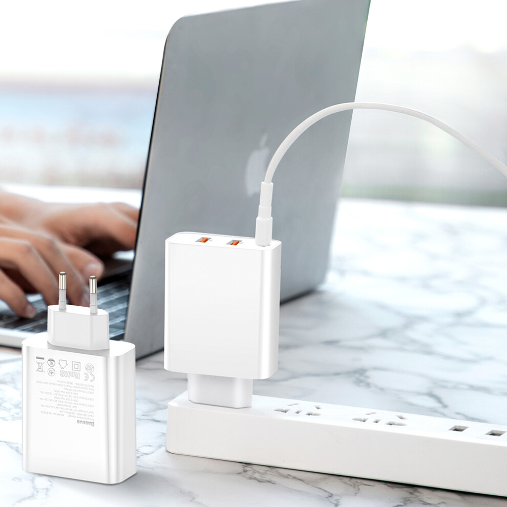 Baseus Pps 5A 3 Quick Charge 4.0 3.0 60W Eu Charger Adapter For Iphone X Xs Oneplus 7 Pocophone Huawei P30 Mate20 Xiaomi Mi9 S10 S10+ 3480564023986