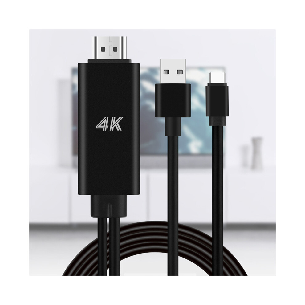 Bakeey Type C To Hdmi Same Screen Cable Usb 3.1 To Hdmi Hd Adapter Cable For Macbook S20 Note 20 Huawei Mate 30 P30 P40 Pro 6900075915473
