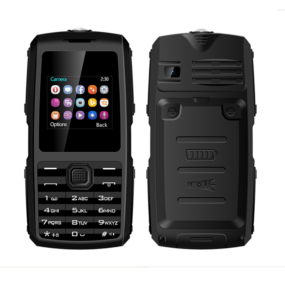 Odscn Boss62 1.8 Inch 1000Mah Fm Radio Bluetooth Whatsapp Flashlight Dual Sim Card Feature Phone 3596055558247