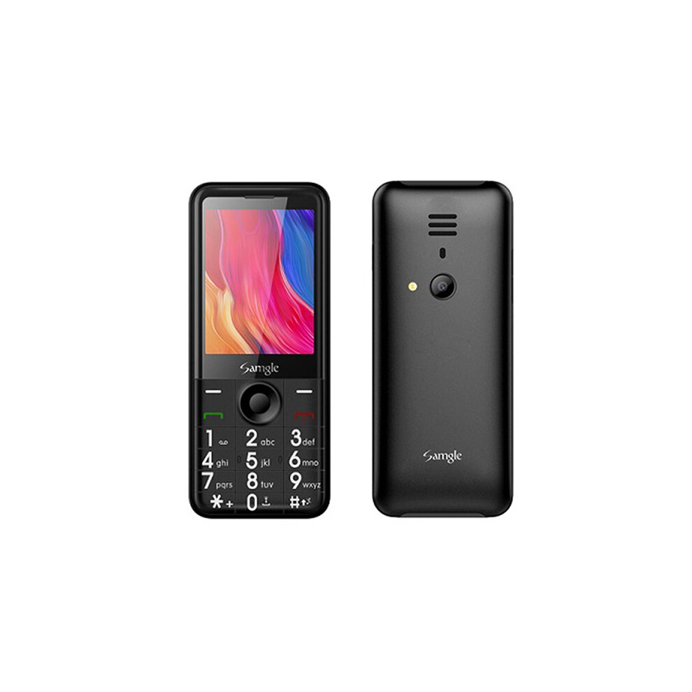 Samgle F5 Caption 3G Network 2.8 Inch 1450Mah Hd Curved Display Flashlight Vibration Lound Speaker Fm Radio Whatsapp Dual Sim Card Dual Standby Featu 734885933671