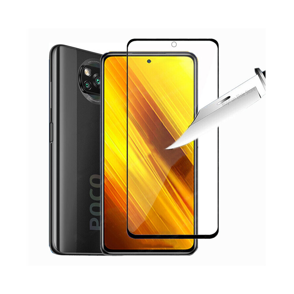 Bakeey For Poco X3 Nfc For Poco X3 Pro Flim 1Pc 2Pcs 3Pcs 5Pcs 9H Anti Explosion Anti Fingerprint Full Coverage Full Glue Tempered Glass Screen Pro 6900075289123