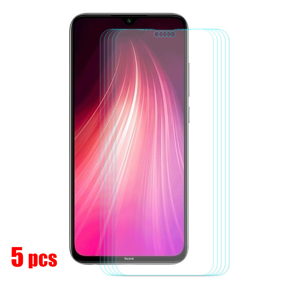 Bakeey 5Pcs 9H Anti Explosion Anti Scratch Tempered Glass Screen Protector For Xiaomi Redmi Note 8 Non Original 6914214333523