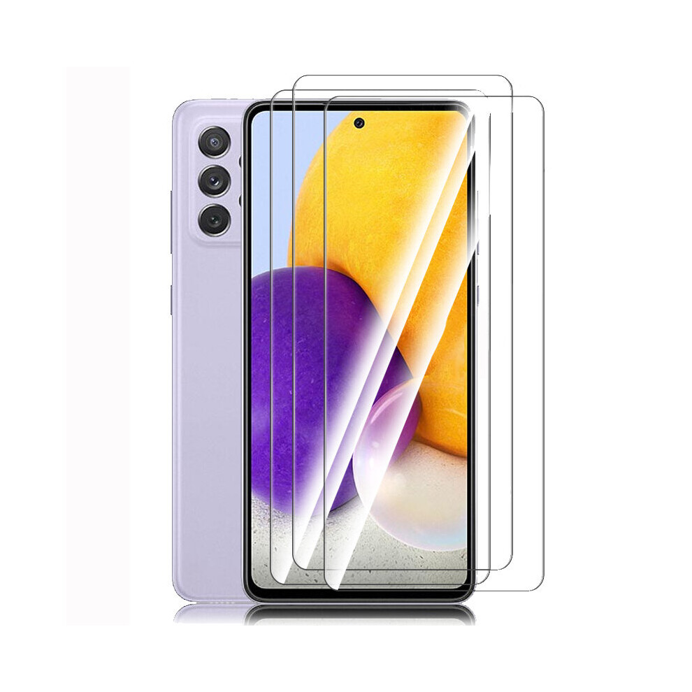 Bakeey 1 2 3 5Pcs For Samsung Galaxy A72 5G Front Film 9H Anti Explosion Anti Fingerprint Full Glue Full Coverage Tempered Glass Screen Protector 6900083077729