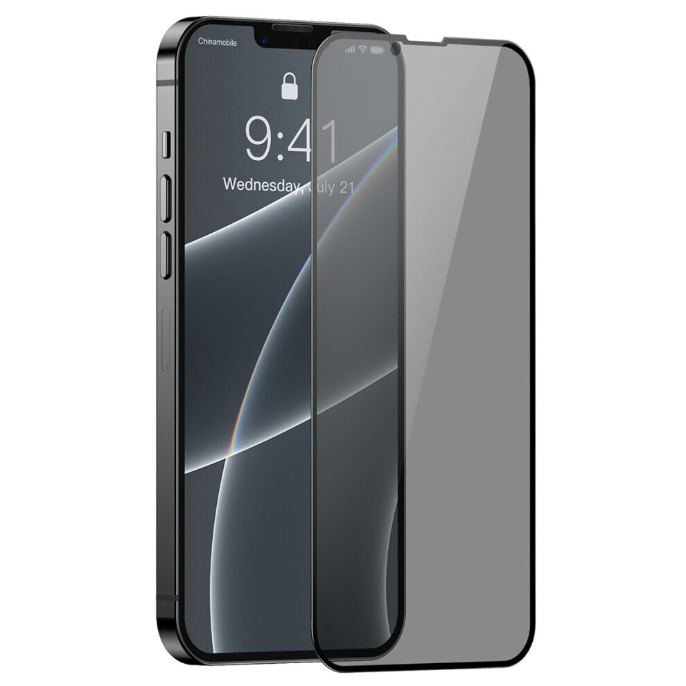 Baseus 2Pcs For Iphone 13 Mini 13 13 Pro 13 Pro Max Front Film 9H Anti Explosion Anti Peeping Full Coverage Tempered Glass Screen Protector 6901912803502