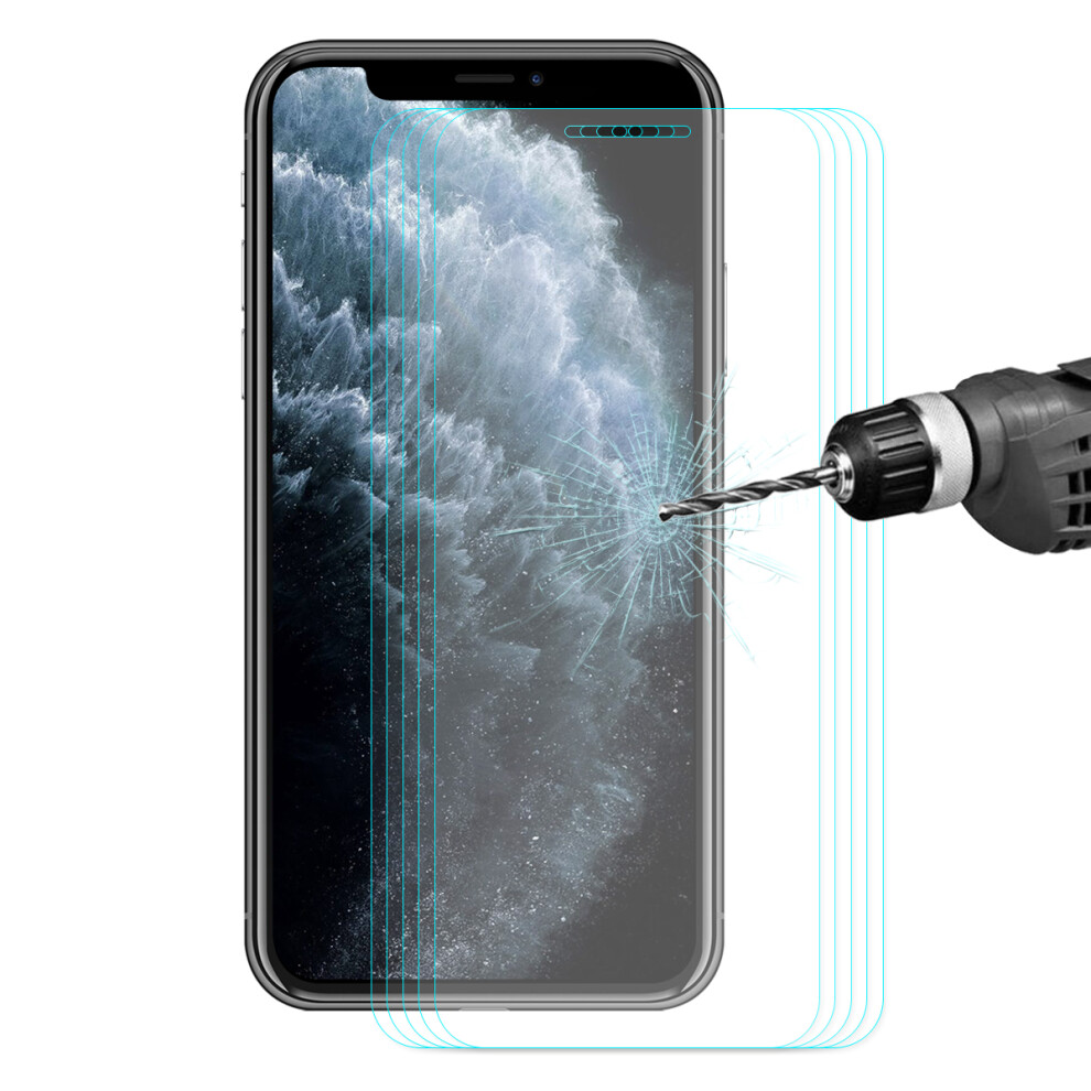 Enkay 5Pcs 9H 0.26Mm 2.5D Curved Full Coverage Tempered Glass Screen Protector For Iphone 11 Pro Iphone X Xs 6901249843578
