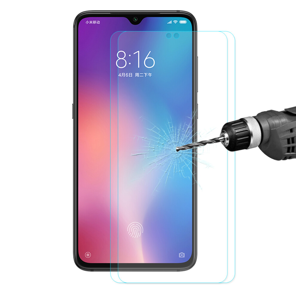 Enkay 2Pcs 9H Anti Explosion Anti Scratch Hd Clear Tempered Glass Screen Protector For Xiaomi Mi9 Mi 9 Xiaomi Mi9 Mi 9 Transparent Edition Non Orig 3796736858295