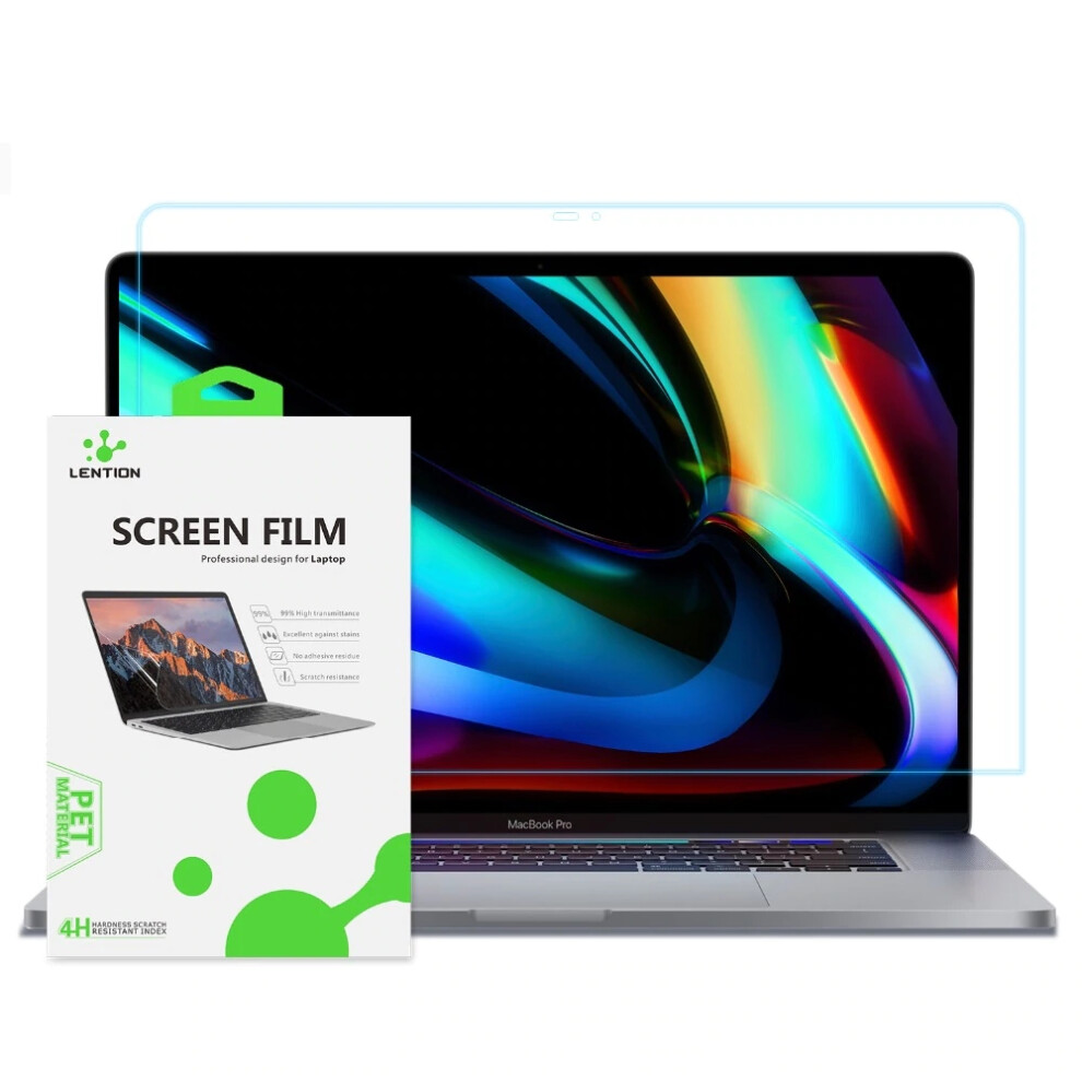 Lention 4H Anti Scratch Anti Fingerprint Anti High Definition Soft Pet Screen Protector For Macbook Pro 16 Inch Blue/Light 6955038402880