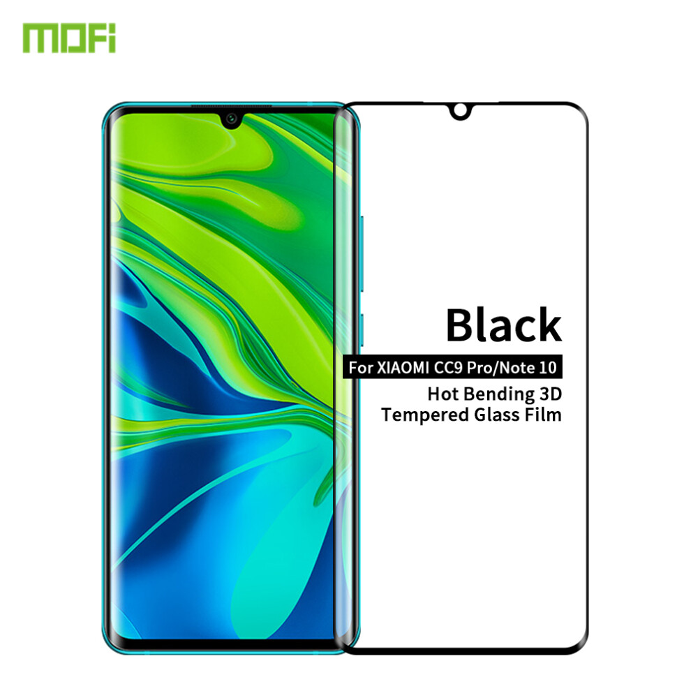 Mofi 3D Curved Edge Hot Bending Full Cover Anti Explosion Tempered Glass Screen Protector For Xiaomi Mi Note 10 Xiaomi Cc9 Pro Non Original 6901251262879