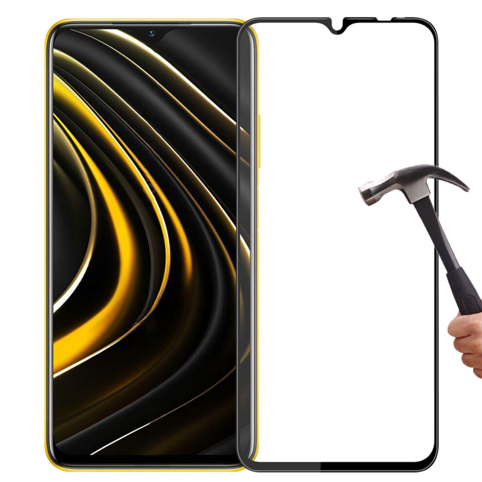 Mofi For Poco M3 Front Film 3D Curved Edge 9H Anti Explosion Anti Fingerprint Full Coverage Tempered Glass Screen Protector 6900079740774