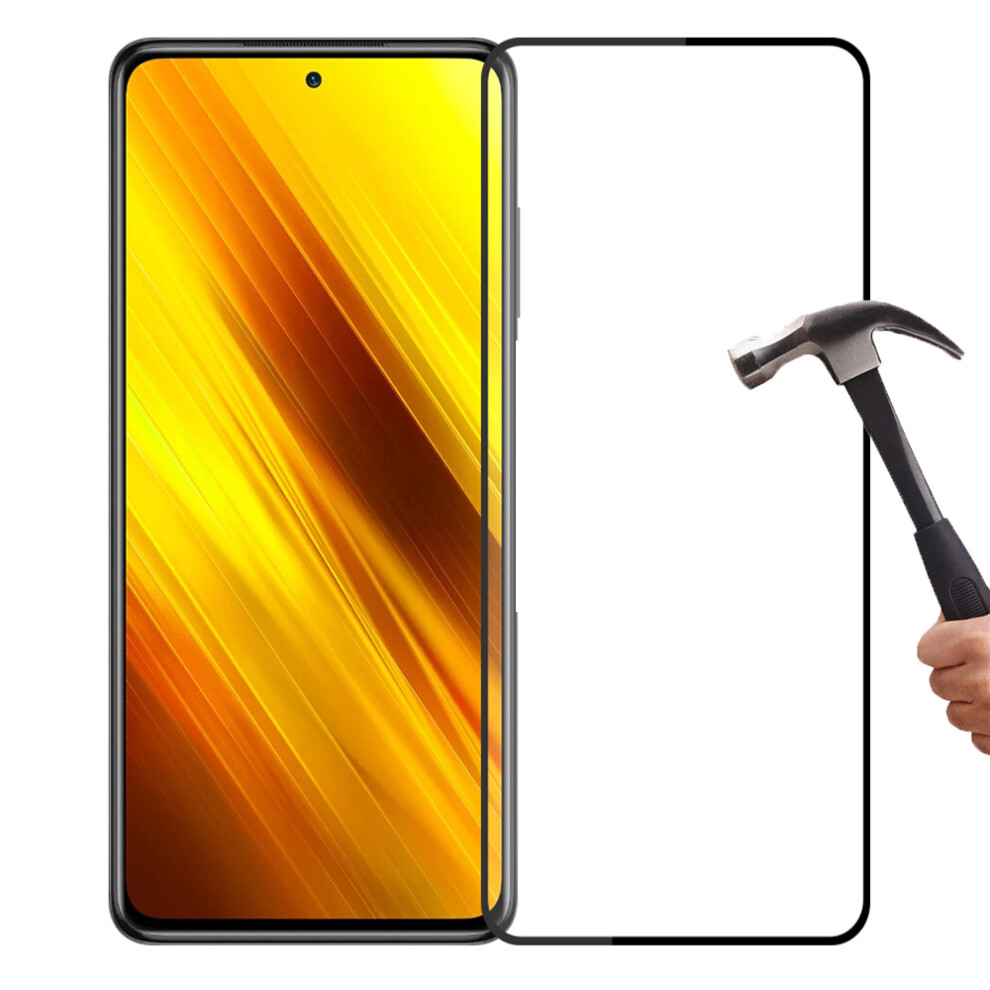 Pinwuyo 9H Anti Explosion Anti Fingerprint Full Coverage Tempered Glass Screen Protector For Poco X3 Nfc 6914217943811