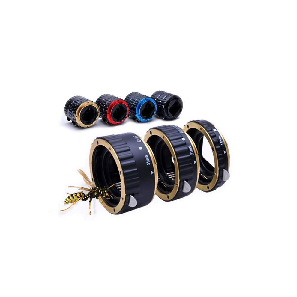 Colorful Metal Af Macro Extension Tube Ring For Canon Eos Ef Ef S 190268012690