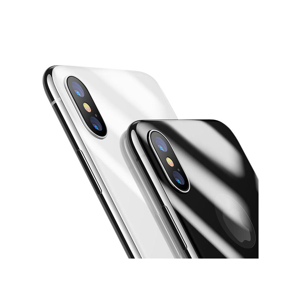 Baseus 4D Arc Edge 0.3Mm 9H Back Tempered Glass Film For Iphone X 6914212760444