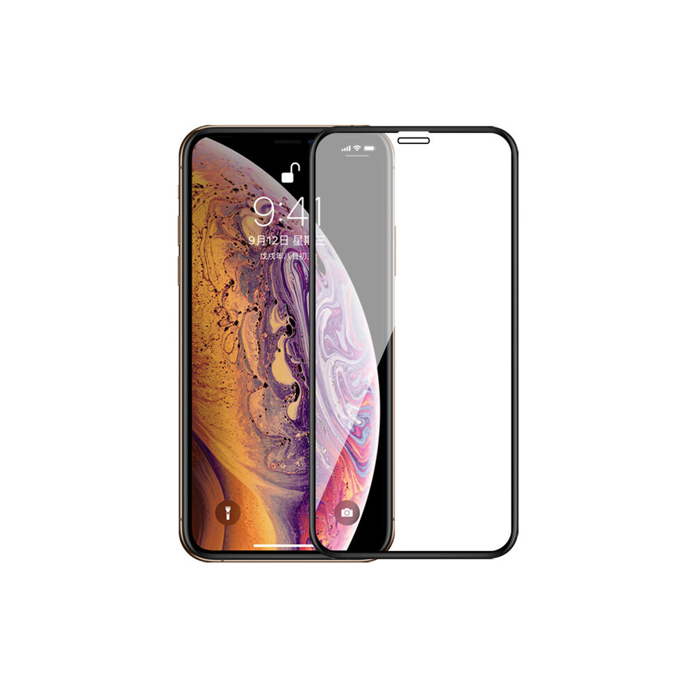 Bakeey Upgrade 2.5D Curved Edge Silk Tempered Glass Screen Protector For Iphone X Xs Xr Xs Max 3345536171860