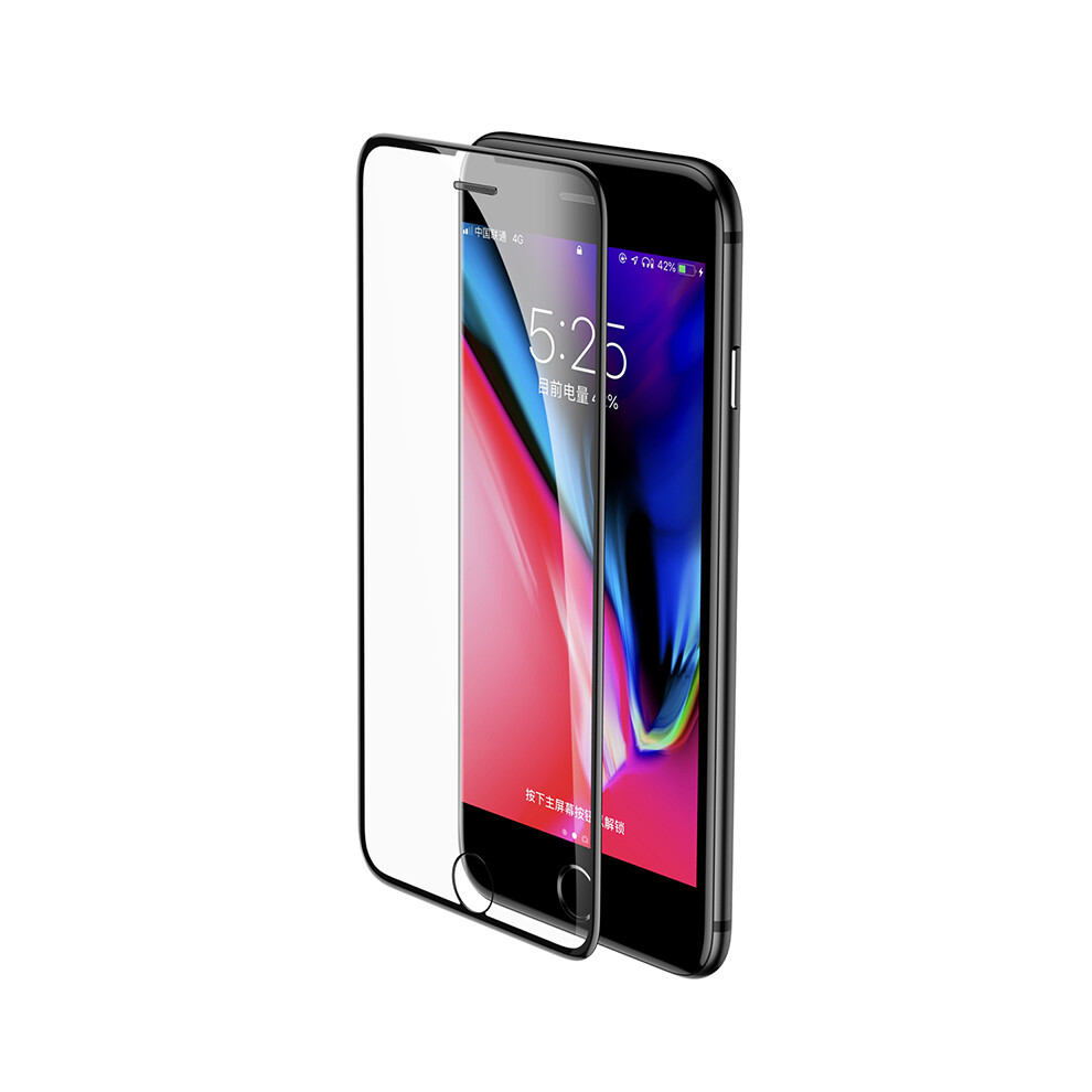 Baseus 0.3Mm Curved Edge Dust Proof Tempered Glass Screen Protector For Iphone 7 Iphone 8 Iphone 6 Iphone 6S 3518362667504