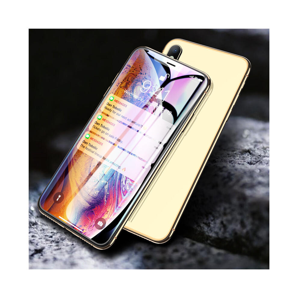 Bakeey 9D Curved Edge Tempered Glass Screen Protector For Iphone Xs Max Iphone 11 Pro Max Scratch Resistant Film 6900038373555