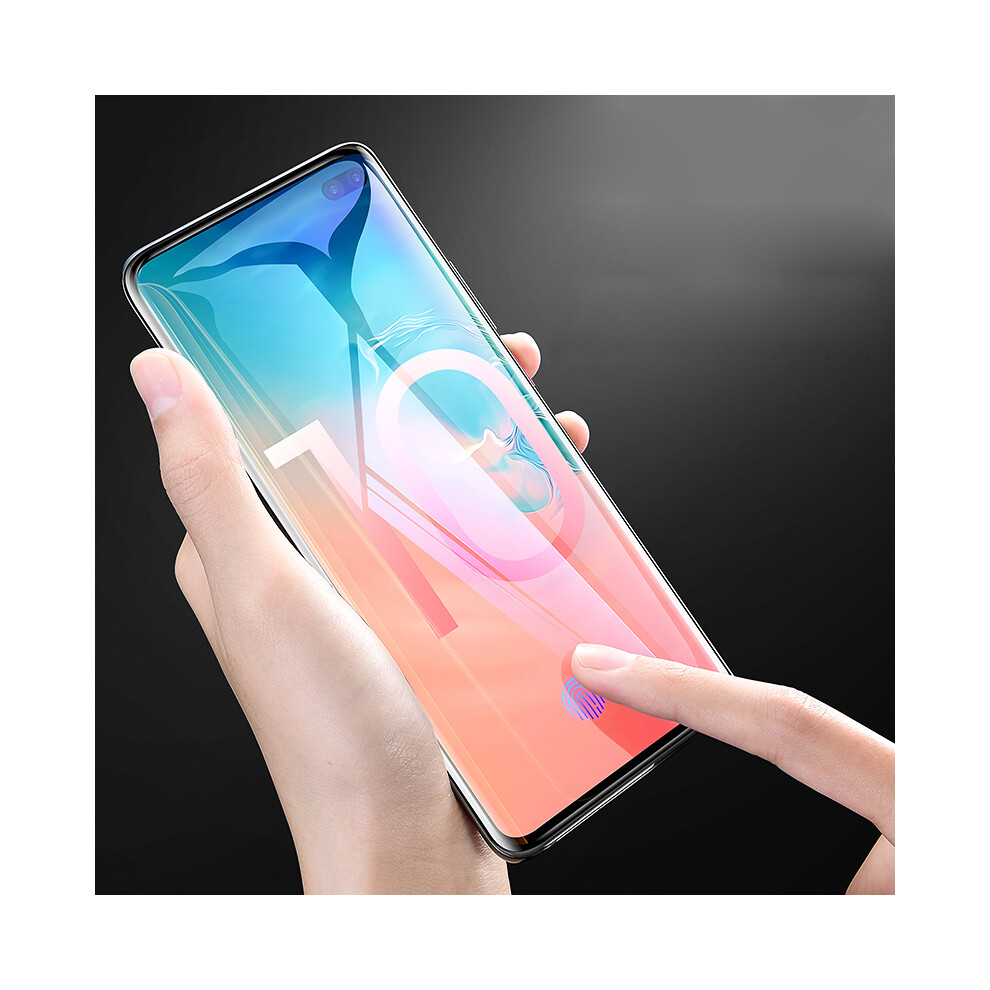 Bakeey Support Fingerprint Sensor Unlock 3D Curved Edge Tempered Glass Screen Protector For Samsung Galaxy S10 Galaxy S10 Plus 3345536319897