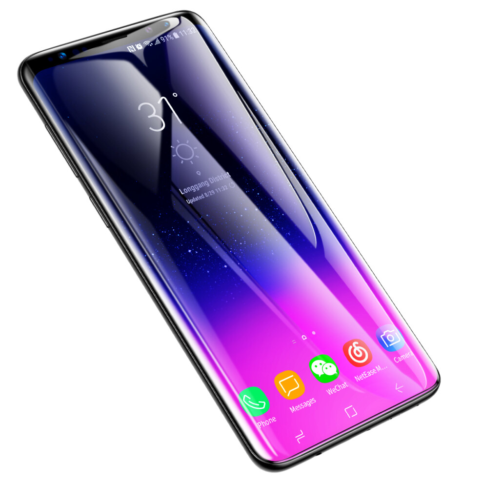 Baseus 0.3Mm All Screen Arc Surface Tempered Glass Screen Protector For Samsung Galaxy S9 Plus 6914213334903