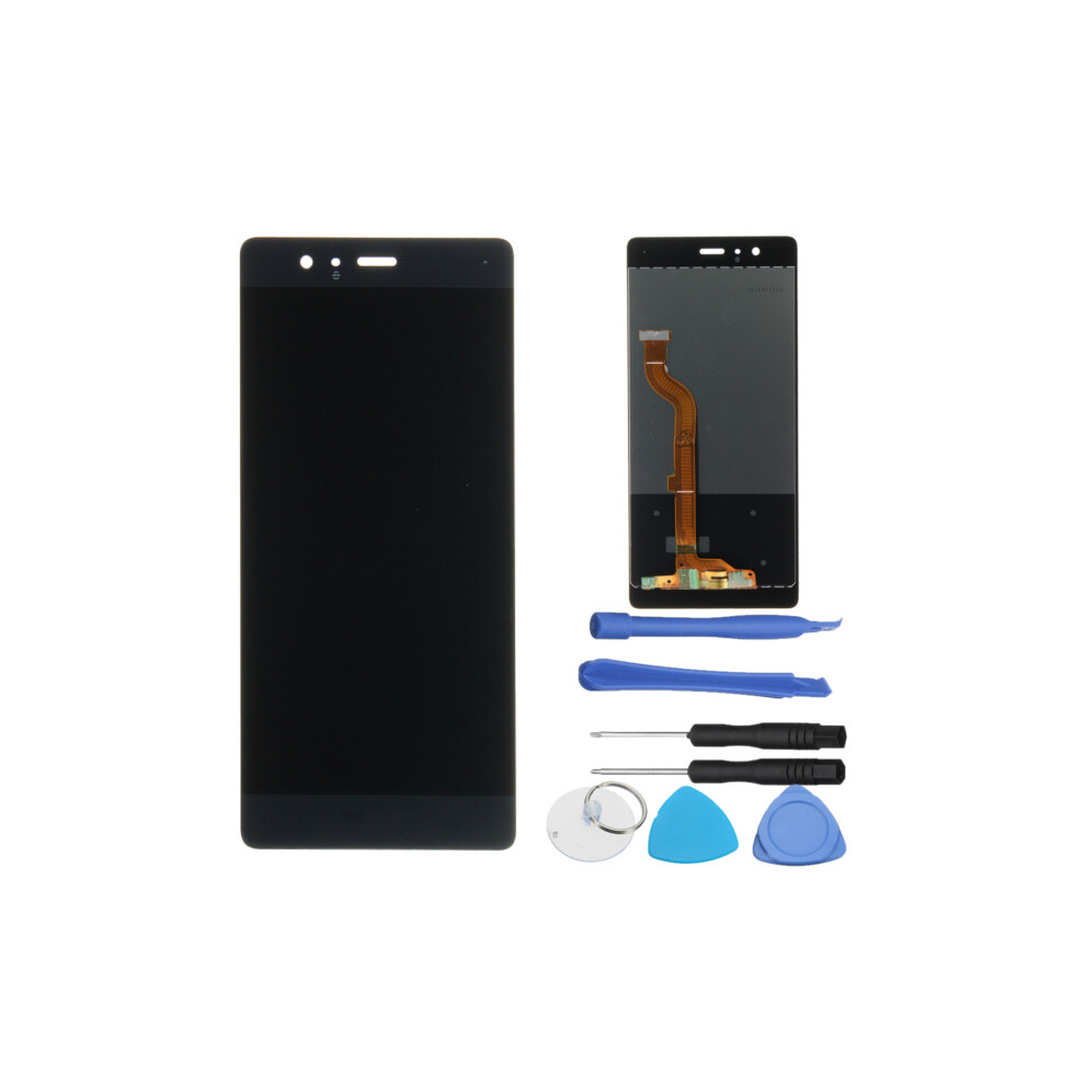 Touch Digitizer Screen+Lcd Display Assembly Frame For Huawei P9 Eva L09 L19 Black 880773289457